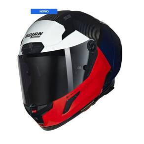 Capacete Nolan X-804 Rs Uc Blocco Vermelho/Azul/Branco (348) 62