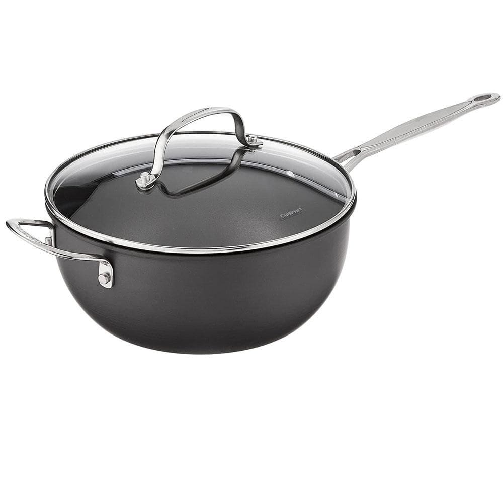 Panela Anodizada Cuisinart Chef`S Classic Com Alça Auxiliar E Tampa 6354-24H
