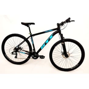 Bicicleta GTI Roma Aro 29 Quadro 21 Alumínio preto/azul 24V.