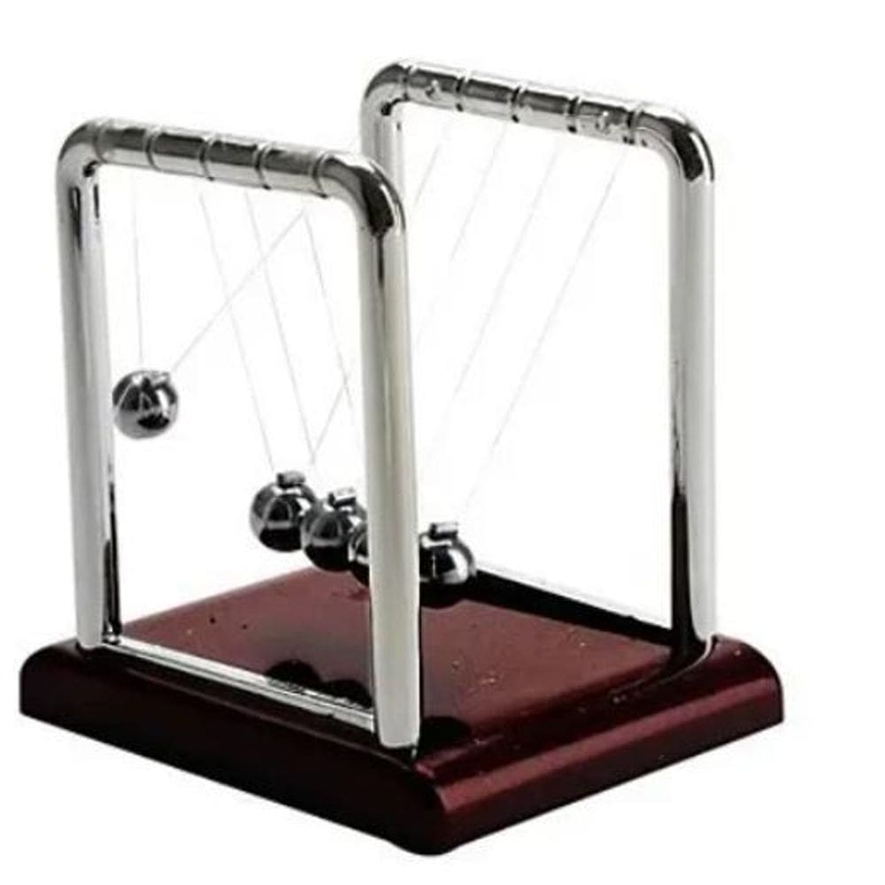 Pêndulo De Newton - Luxo - Escritório - Tamanho Grande