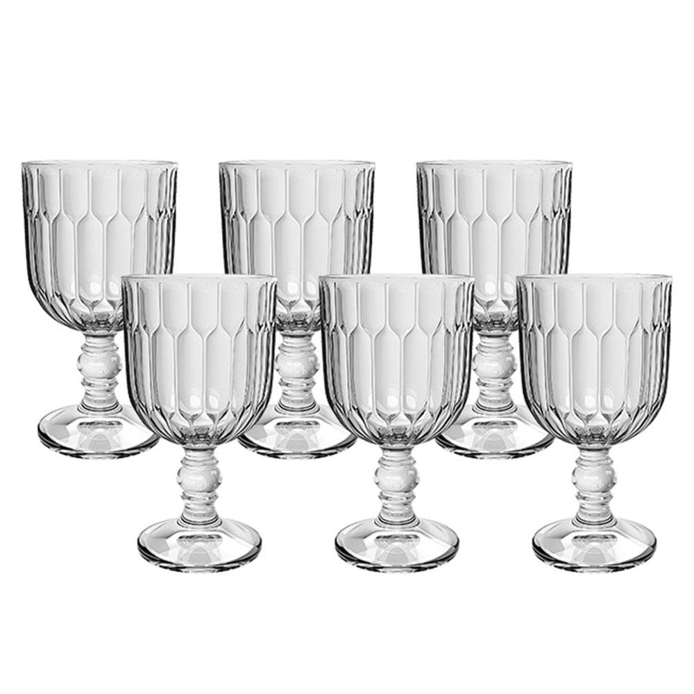 Jogo de Taças Majestic Mimo Style 350 ml Clear com 6 Peças