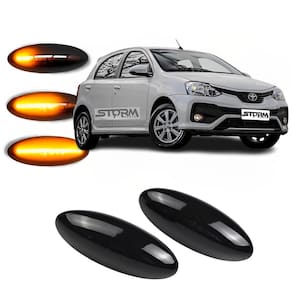 Par De Pisca Seta Sequencial Toyota Etios Para-Lama Led Luz