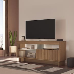 Rack para TV até 65 Polegadas 160cm com 1 Porta Multimóveis CR45320