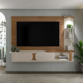 Painel com Suporte para TV até 72 Polegadas 2 Portas Multimóveis CR45318