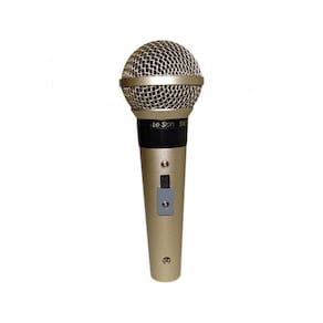 Microfone Profissional Leson Sm-58 P4 Cardióide Com Fio