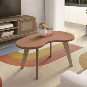 Mesa de Centro 91cm com Pés Retrô Multimóveis CR45312