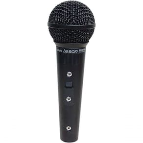 Microfone Com Fio Profissional Sm58 P4 Bk Preto Fosco Impedância Alta Acompanha Cabo 5 Metros