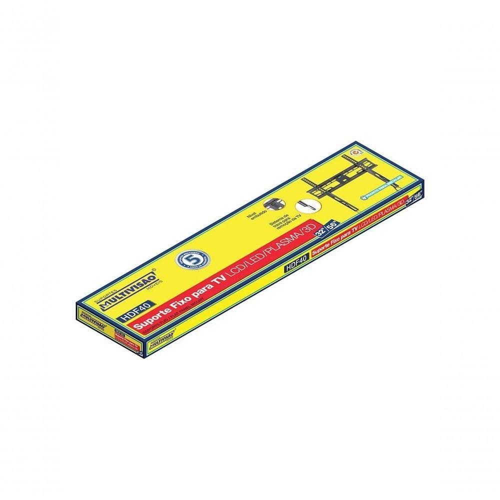 Suporte Para Tv Fixo Multivisao Hdf40 32 A 56 Polegadas Com Travas