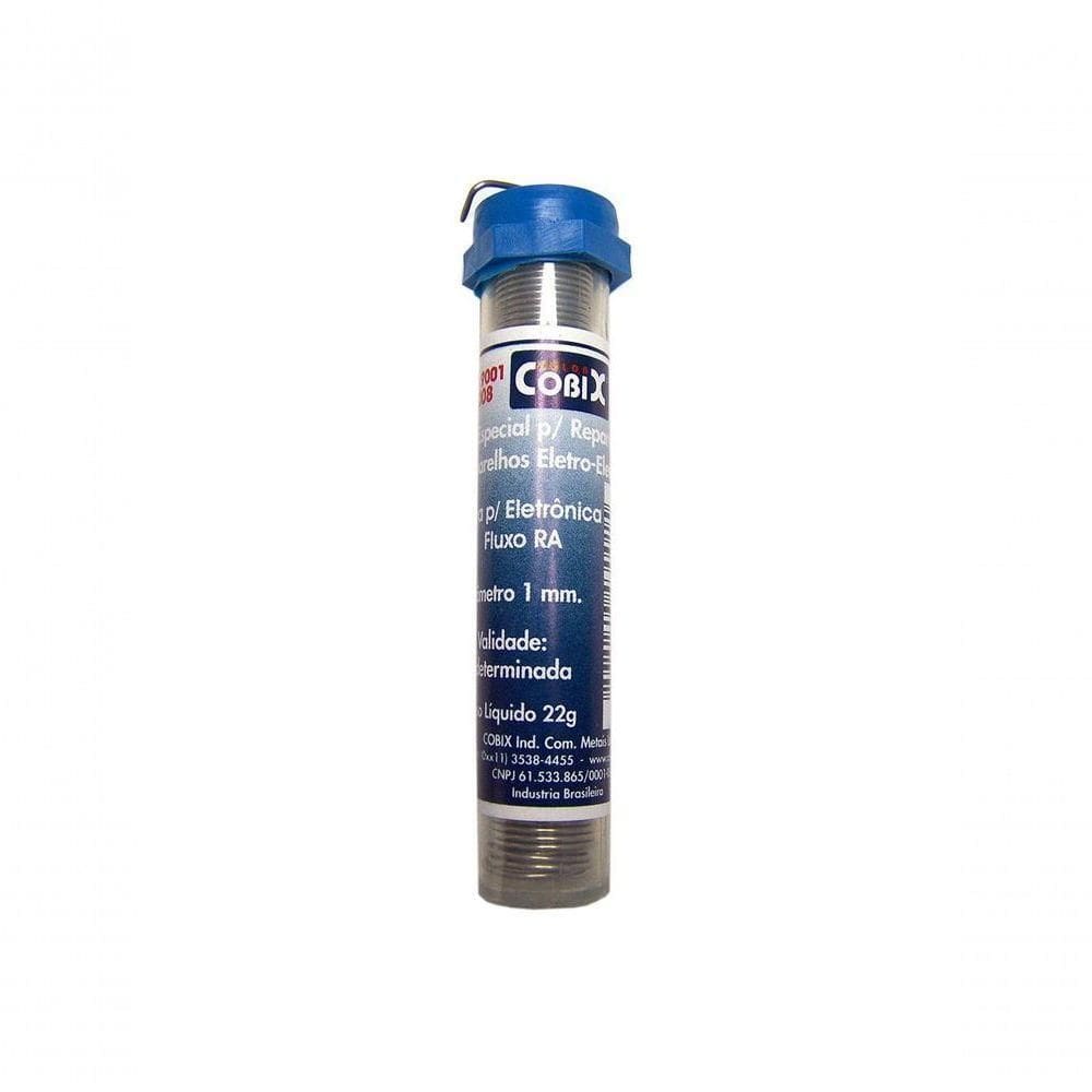 Solda Tubinho Cobix Azul 22 Gramas