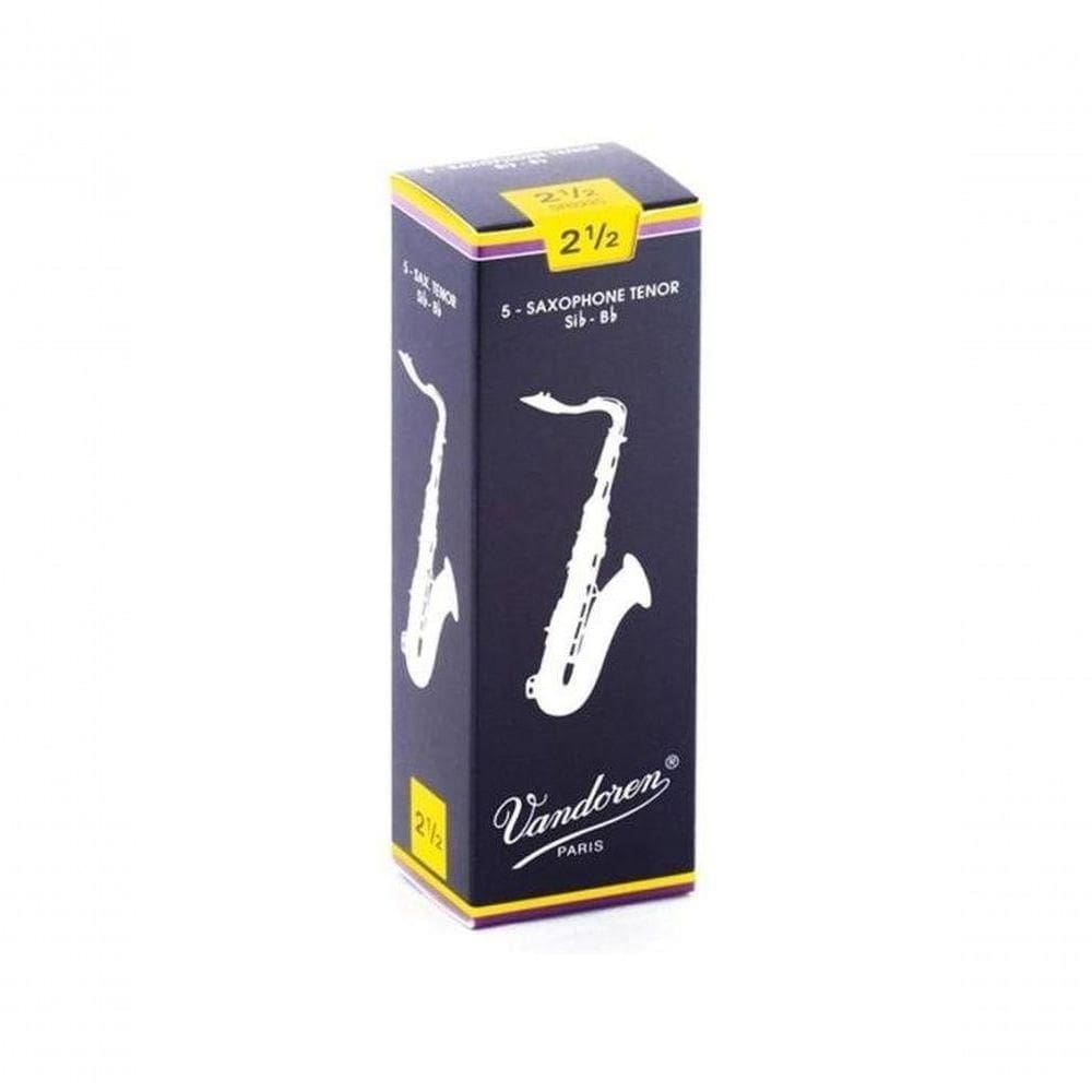 Palheta Tradicional Para Saxofone Tenor 2 ½ Vandoren Sr2225 Cx 5