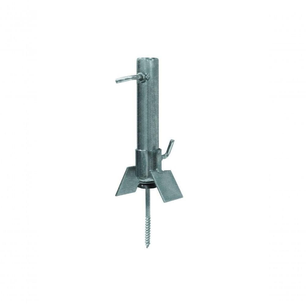 Suporte Antena 10-a Telha Brasilit 32mm Tubo 3- 4 Prata