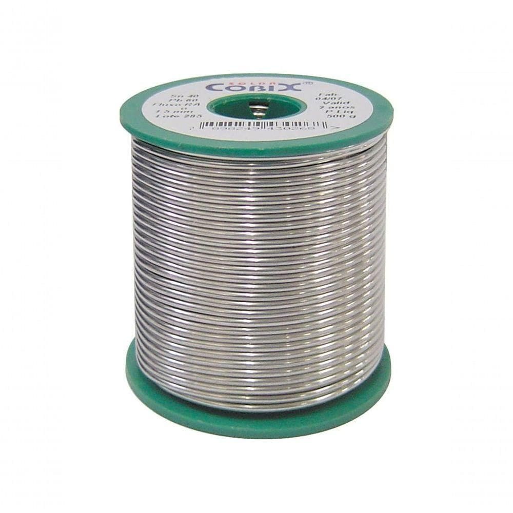 Solda Cobix Verde 40-60 1,0mm 500 Gramas