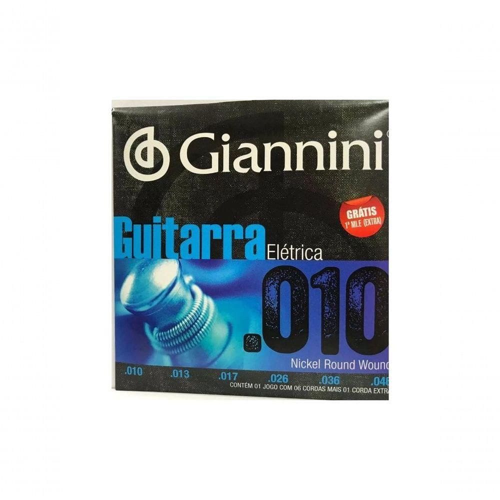 Encordamento Giannini Guitarra Geegst.10 Com 10 0.010