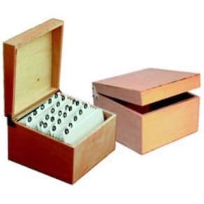 Fichario De Mesa Madeira Pinho 4X6 - Souza