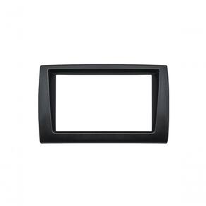 Contra Frente Plastica Permak Fiat Bravo 2 Din Preta
