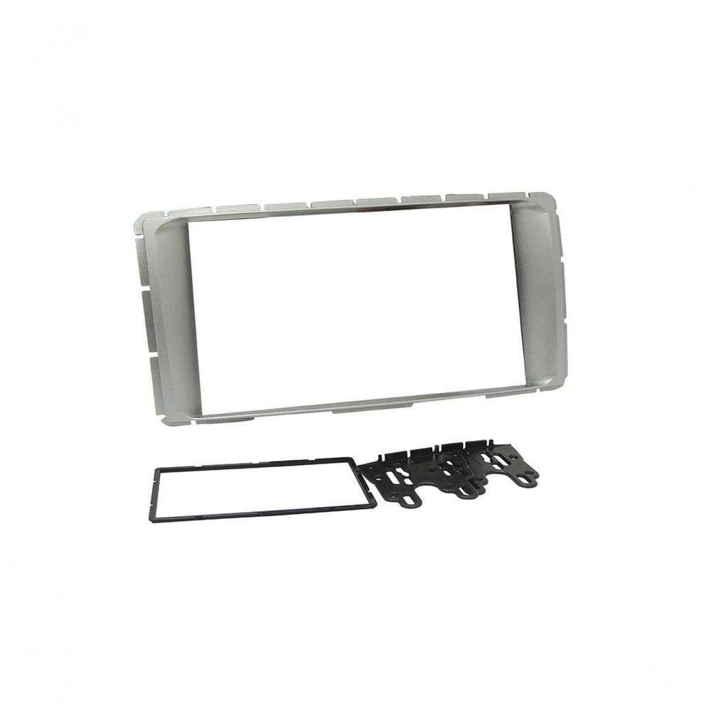 Moldura Fiamon 2 Din Toyota Hilux 12- 2015 Srv 12 Prata