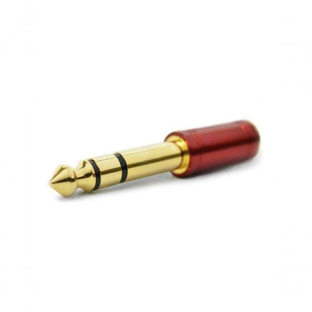 Santo Angelo Plug Adaptador P2 P10 Estereo Nique Vermelho