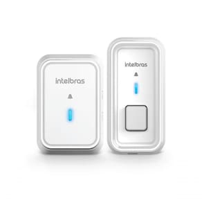 Campainha Sem Fio Com Bateria Intelbras Cib 101 Branca