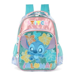 Mochila Costas Escolar Stitch Disney 16" Infantil Meninas