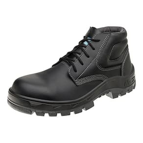 Bota Microfibra Bico Plástico C/Cadarço N42 Preto ca35768 Marluvas