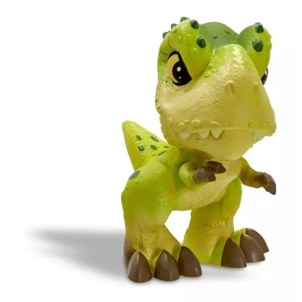 Baby Dinos 14 cms - Mini T-rex - Verde - 1475 PUPEE BRINQUEDOS