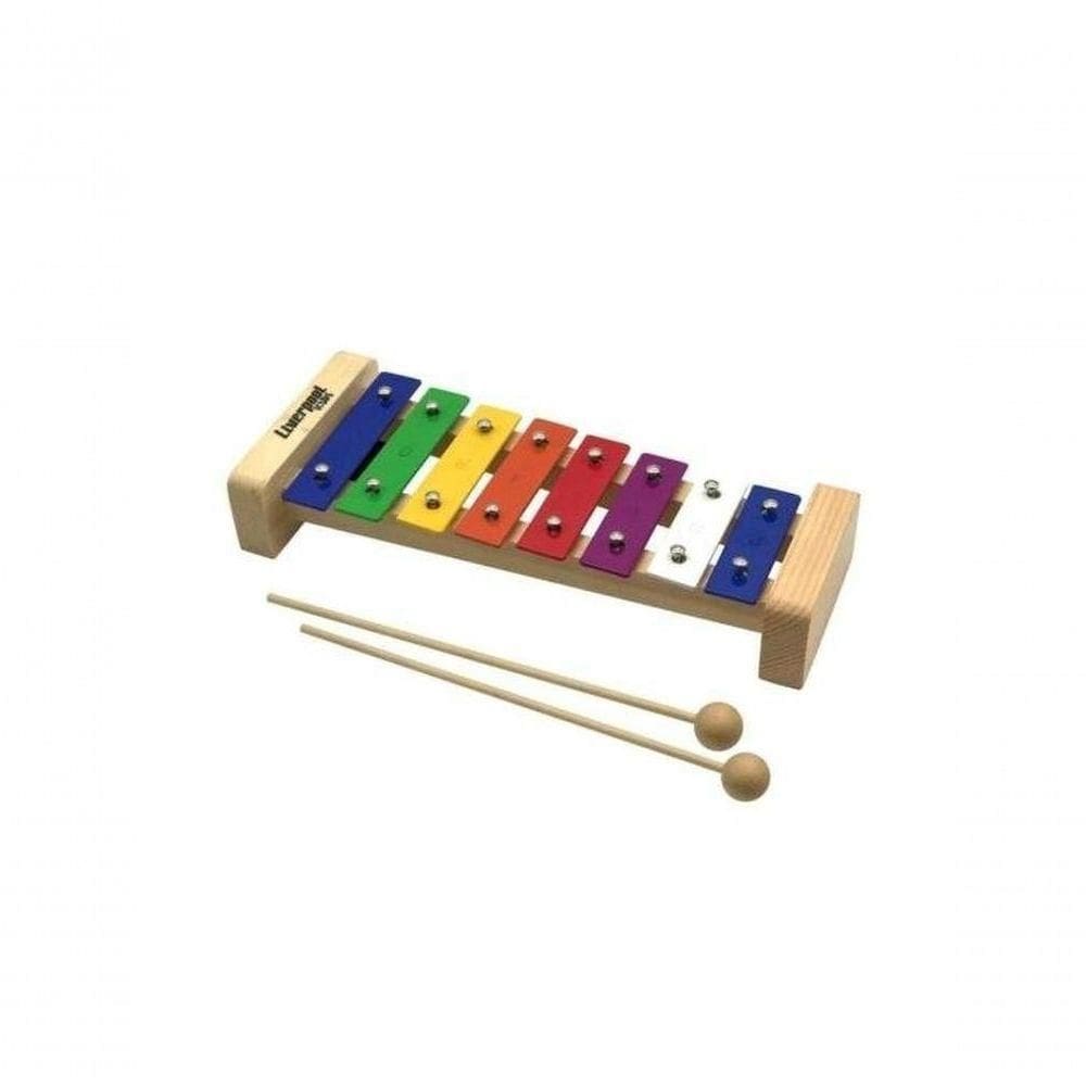Metalofone Infantil Liverpool 8 Teclas Retas