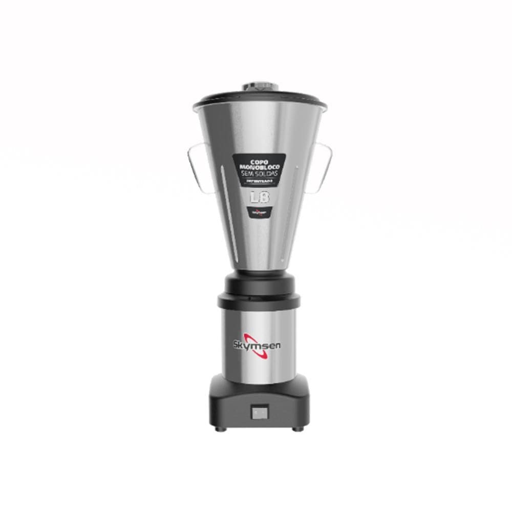 Liquidificador Industrial Monobloco Inox 8l Baixa Rotação 0,5cv l8 Bivolt - Skymsen