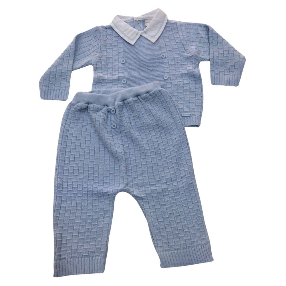 Conjuto inverno bebê masc Noruega Azul BB