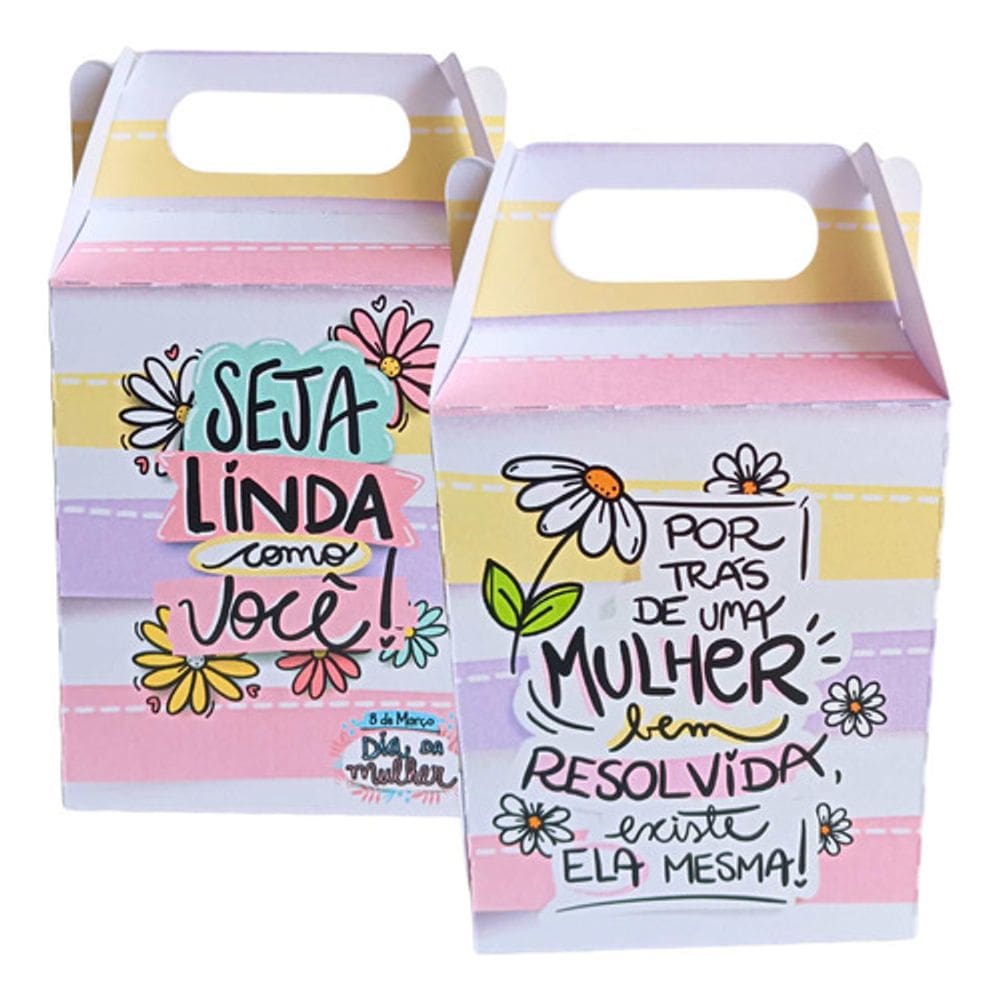 25 Caixinha Dia das Mulheres Lembrancinhas
