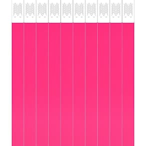 Pulseira Identificação Laser Pro Pink 50un - Tecnomidia