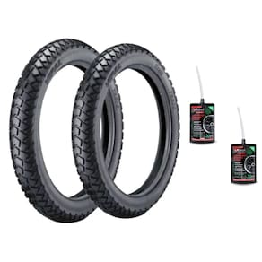 Par Pneu 90/90-21 + 130/80-18 TR300 Vipal  + REPARO TAPA FURO Xtz 250 Tenere