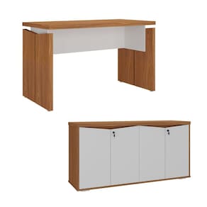 Conjunto Escritório: Mesa 6298 + Balcão 6292