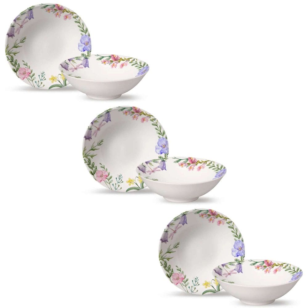 Conjunto de 6 Bowls de Cerâmica Lelis 300ml - Alleanza