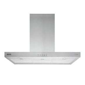 Coifa e Depurador de Ilha EOS 90cm Chef Gourmet em Inox Tipo T ECO90IT 220V