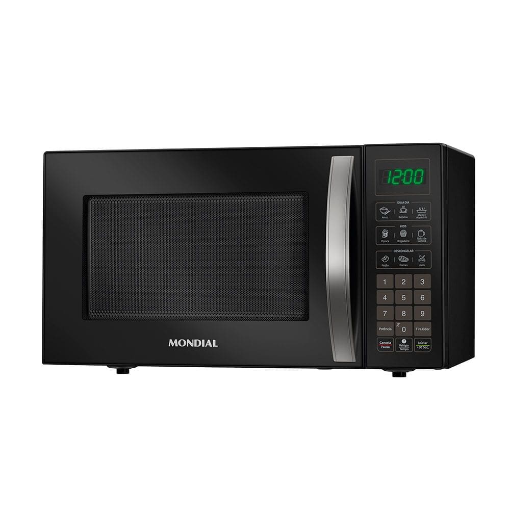 Micro-Ondas, Mondial, Preto, 1400W, 110V - MO-02-34-B