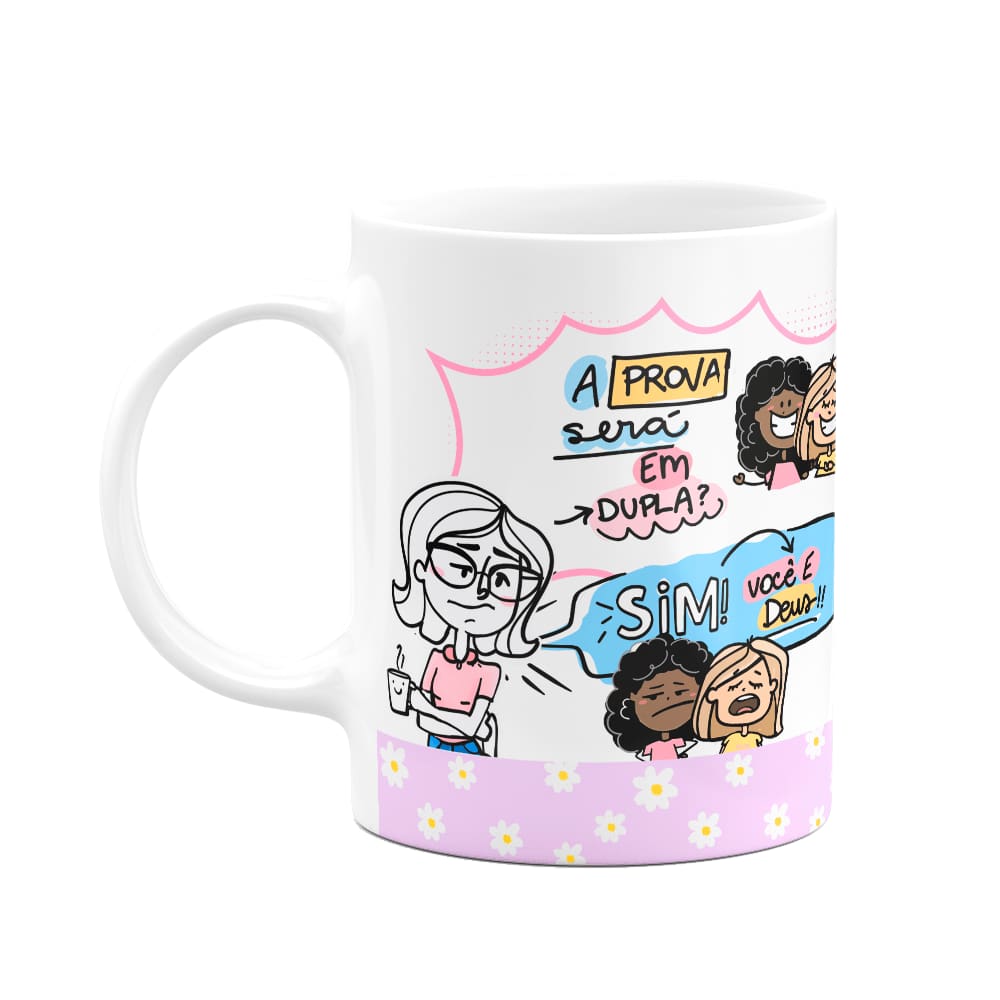 Caneca Professores - A prova vai ser em dupla - FunMug M4