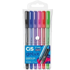 Caneta Gel 0.5mm Cores Vibrantes - Qualidade Superior