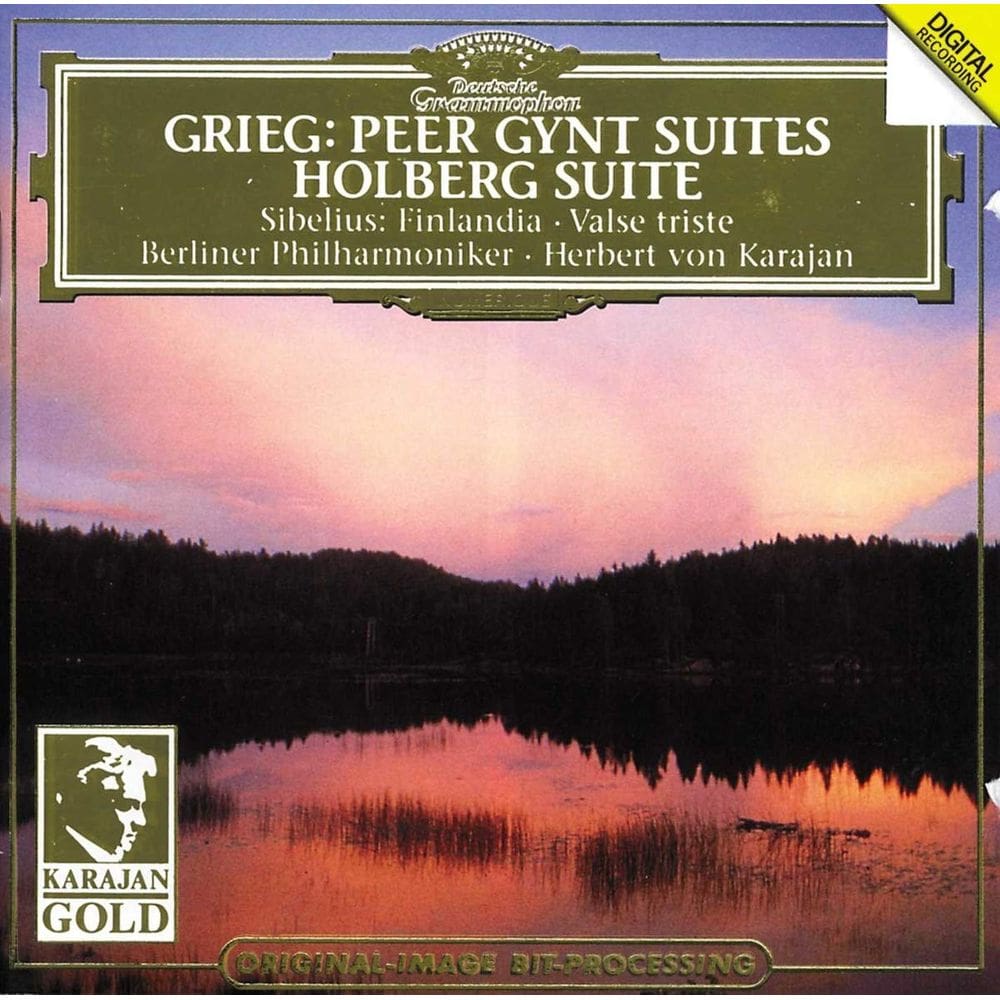 CD Grieg: Suítes Peer Gynt, Suíte Holberg/ Sibelius: Finlândia