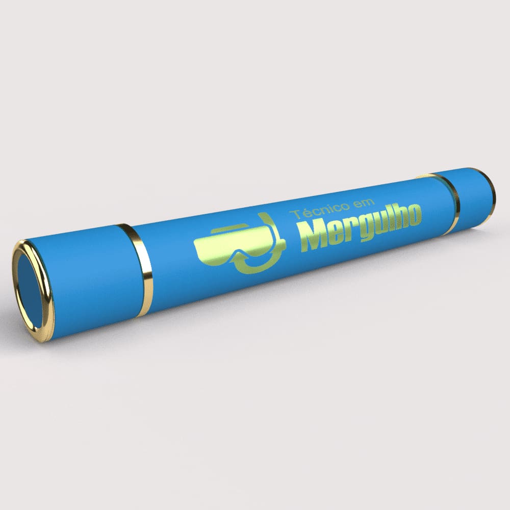 Canudo de formatura Técnico em Mergulho