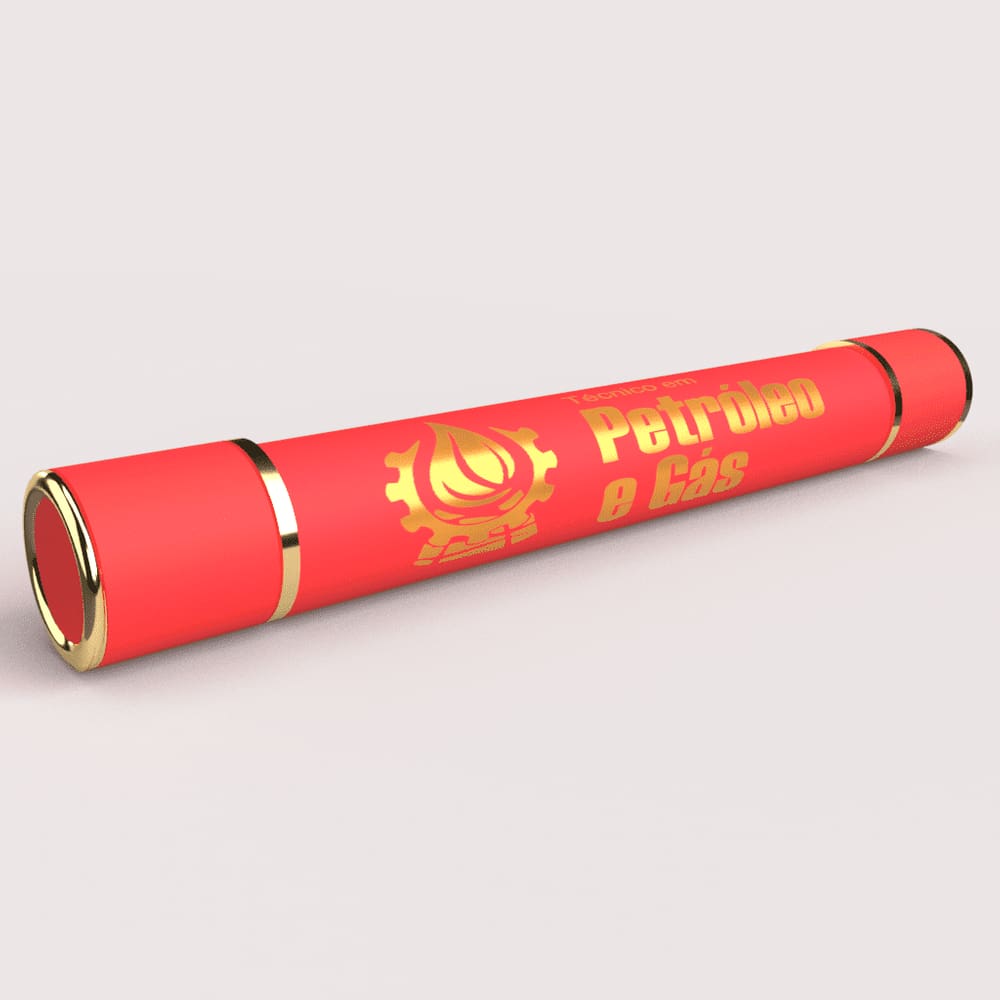 Canudo de formatura Técnico em Petróleo e Gás