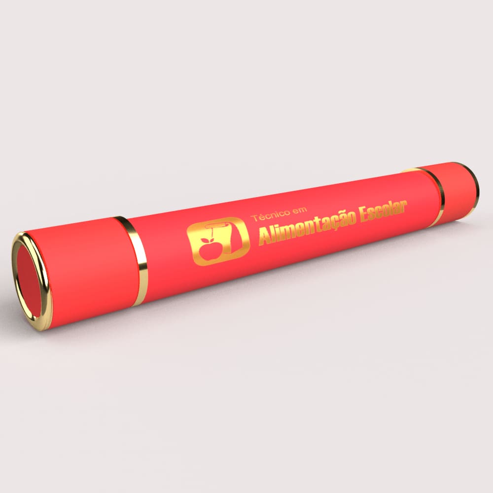 Canudo de formatura Técnico em Alimentação Escolar