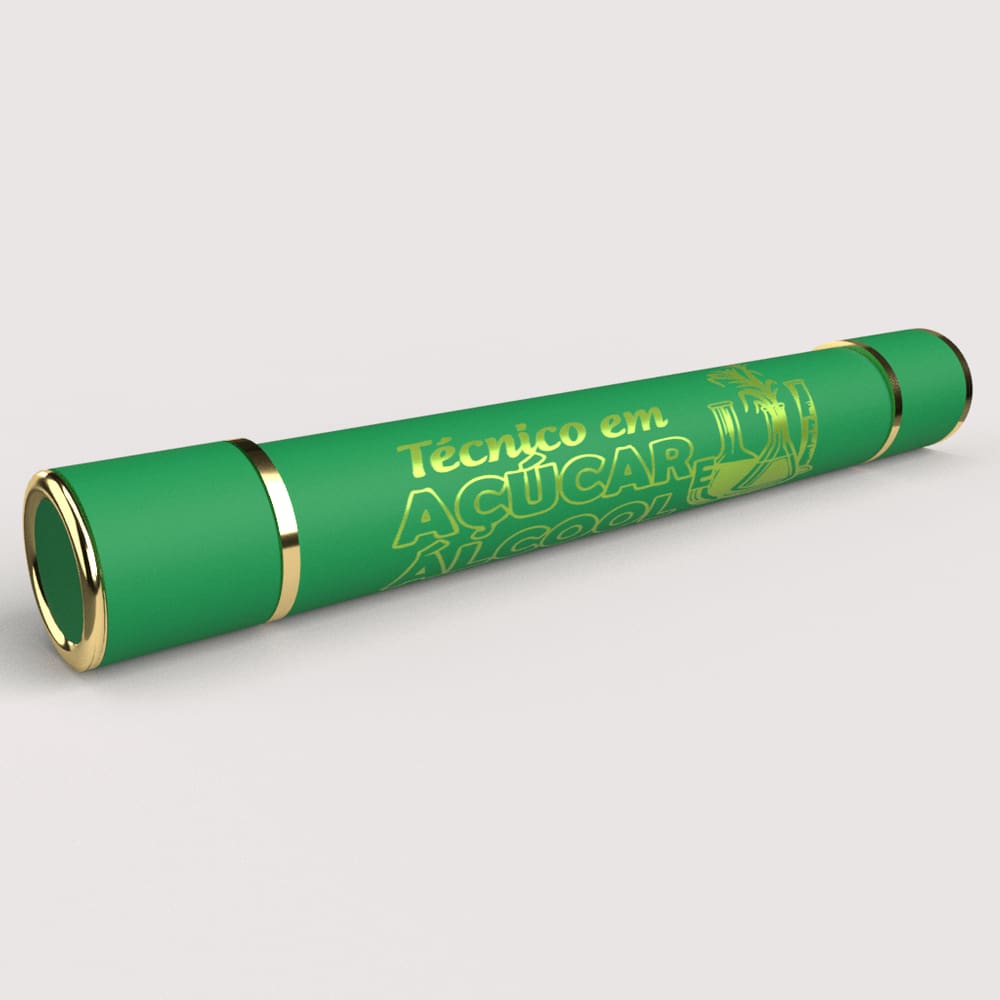 Canudo de formatura Técnico em Açúcar e Álcool