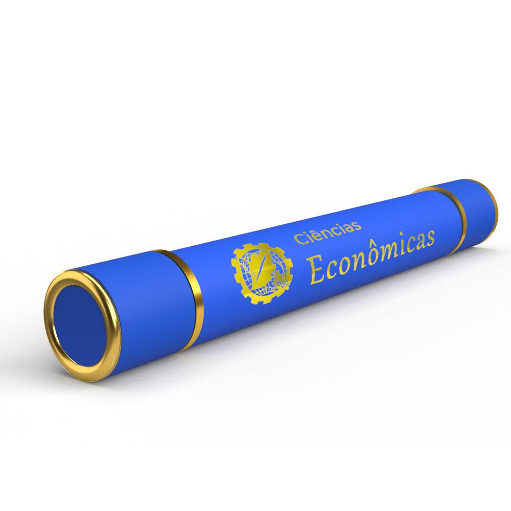 Canudo de formatura personalizado Ciências Econômicas