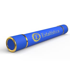 Canudo de formatura personalizado Estatística