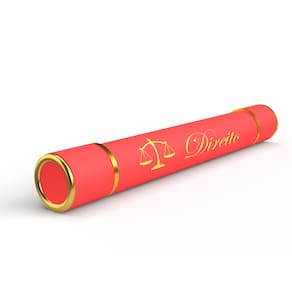 Canudo de formatura personalizado Direito