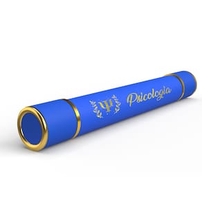 Canudo de formatura personalizado Psicologia