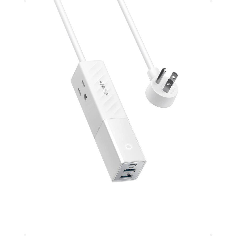 Faixa de alimentação Anker Travel USB 2 tomadas 3 portas USB 30W