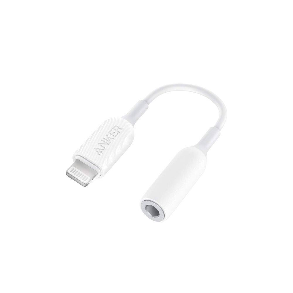 Adaptador de áudio Anker 3.5mm com conector Lightning