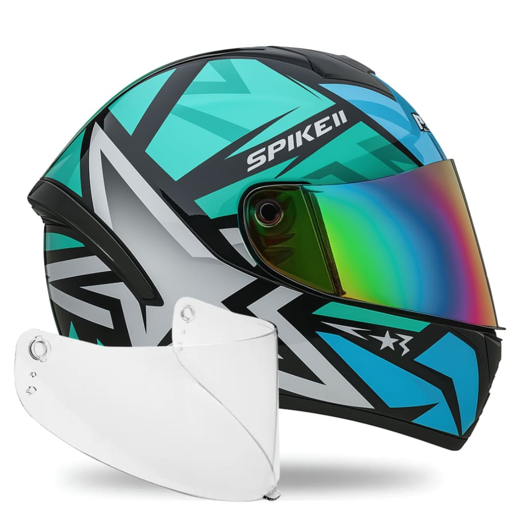 Capacete Masculino Peels Spike 2 + Viseira Camaleão