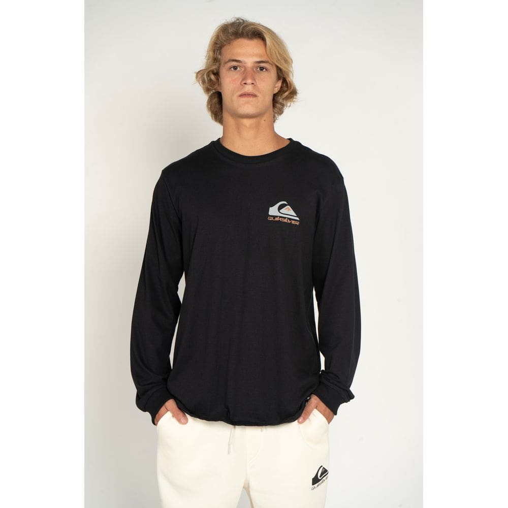 Camiseta Quiksilver Manga Longa Omni Logo